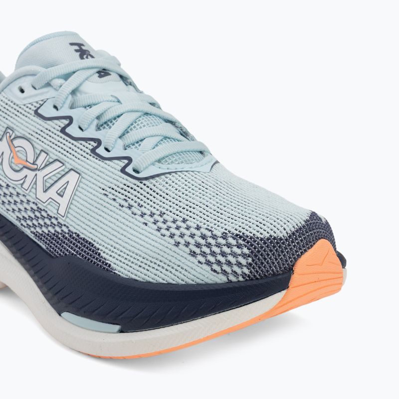 Dámske bežecké topánky HOKA Mach X 3 glimmering blue/varsity navy 7