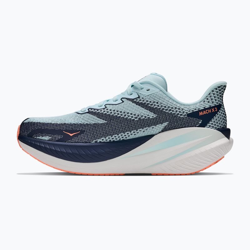 Dámske bežecké topánky HOKA Mach X 3 glimmering blue/varsity navy 3