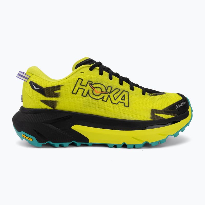 Pánske bežecké topánky HOKA Mafate 5 black/hoka citrus 2