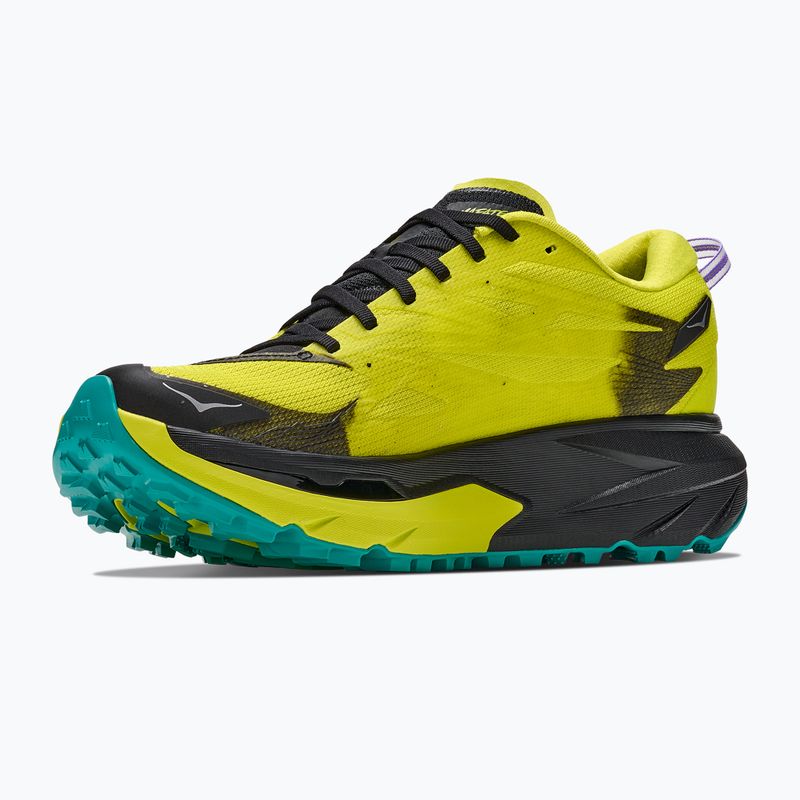 Pánske bežecké topánky HOKA Mafate 5 black/hoka citrus 4