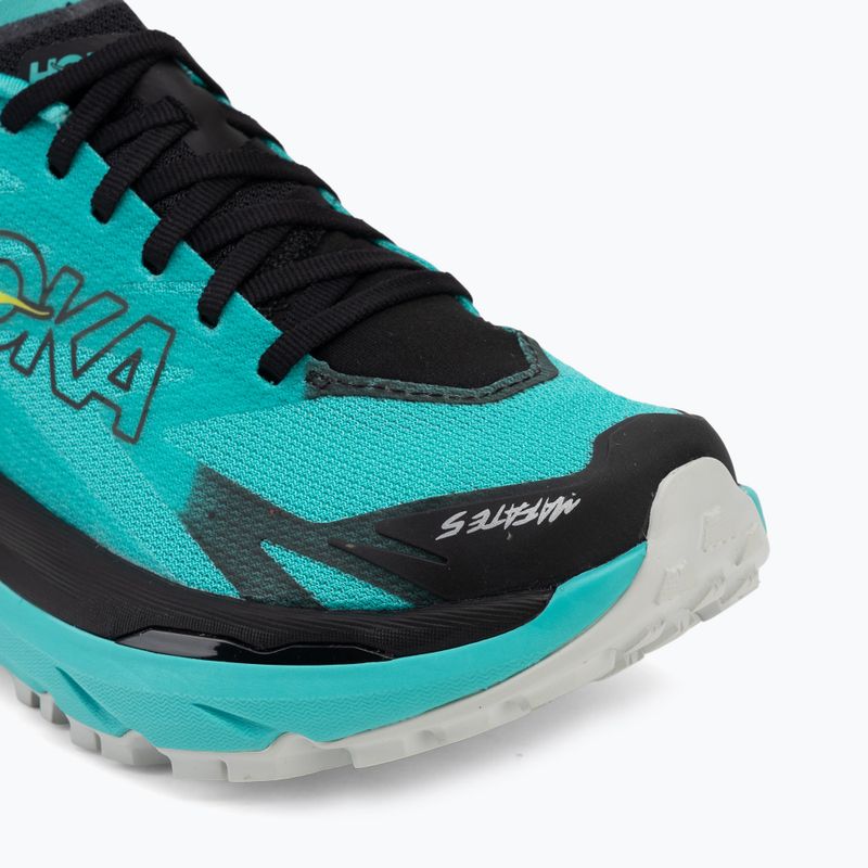 Dámske bežecké topánky HOKA Mafate 5 black/electric aqua 7