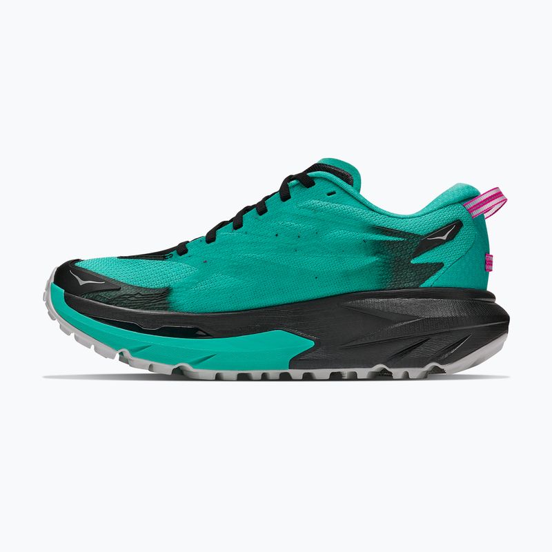 Dámske bežecké topánky HOKA Mafate 5 black/electric aqua 3