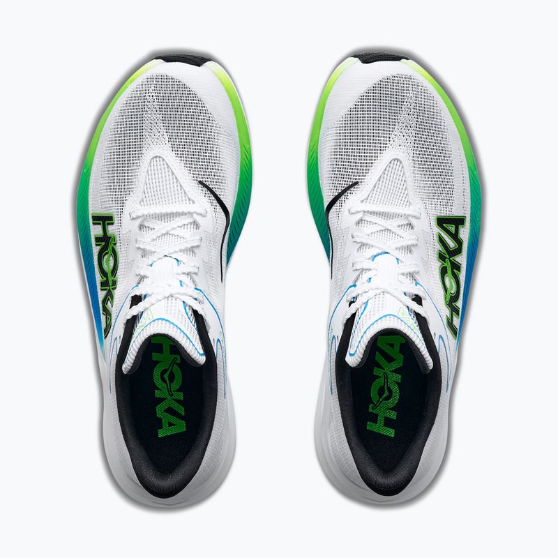 Bežecké topánky HOKA Rocket X 3 frost/electric lime 8