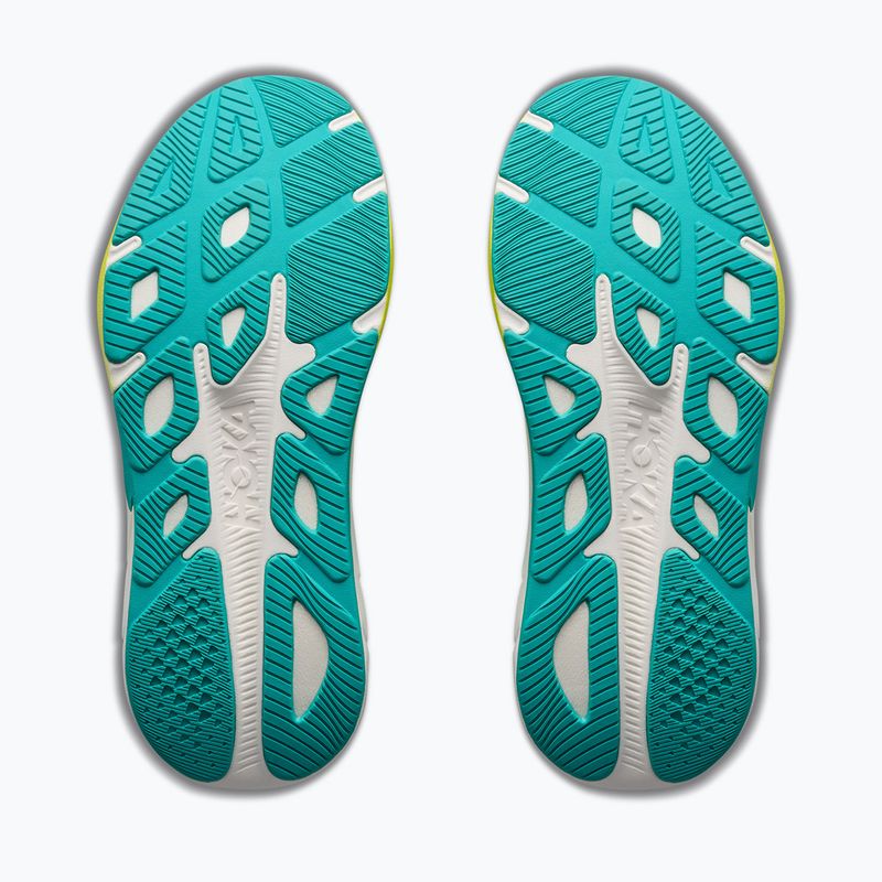 Detské bežecké topánky HOKA Rincon 4 electric aqua/neon hoka citrus 7