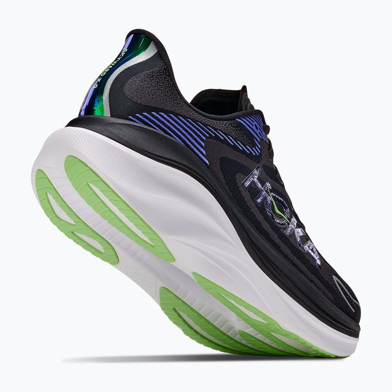 Pánske bežecké topánky HOKA Skyward X 2 carbon black/neon nebula 5