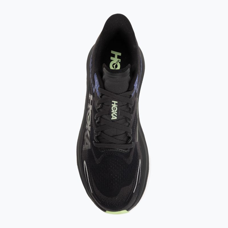 Pánske bežecké topánky HOKA Skyward X 2 carbon black/neon nebula 5