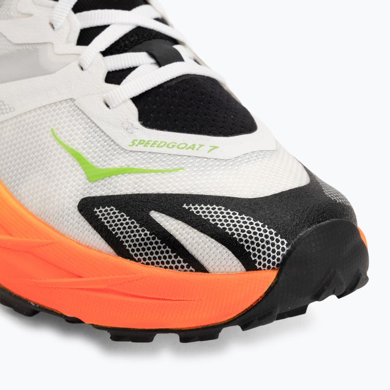 Pánske bežecké topánky HOKA Speedgoat 7 frost/neon tangerine 7