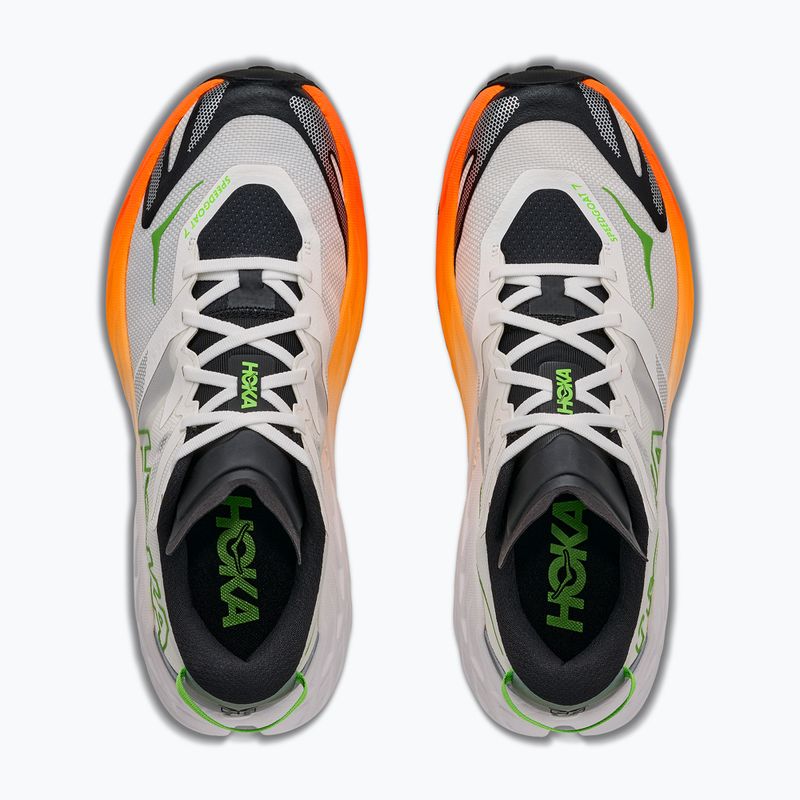 Pánske bežecké topánky HOKA Speedgoat 7 frost/neon tangerine 8