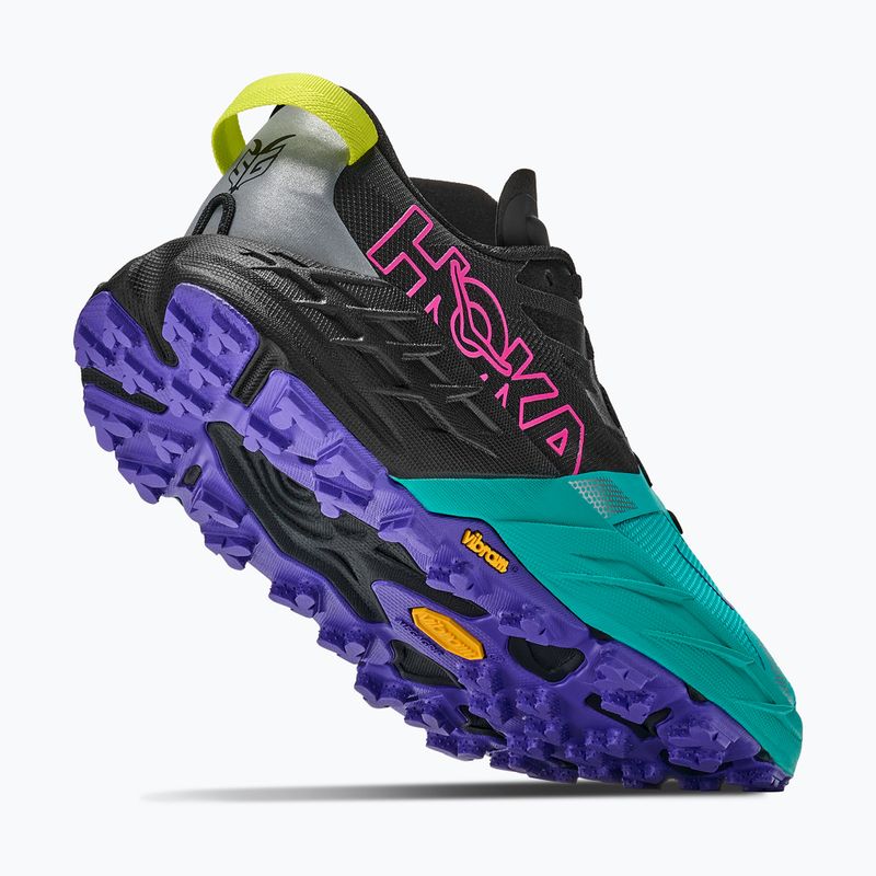 Dámske bežecké topánky HOKA Speedgoat 7 black/electric aqua 5