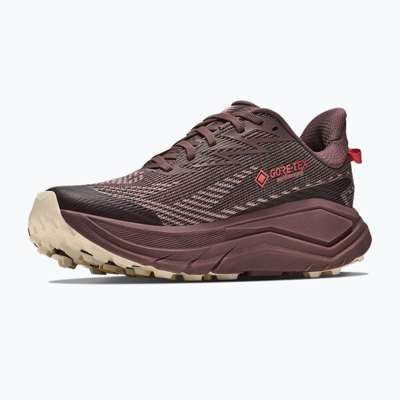 Dámske bežecké topánky HOKA Challenger 8 GTX black/varsity burgundy 2