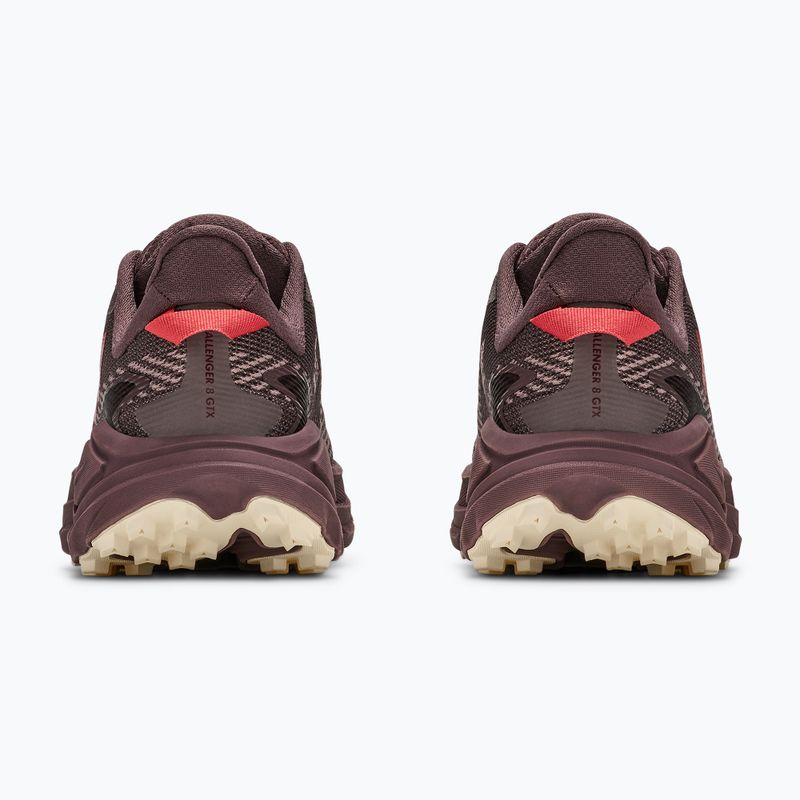 Dámske bežecké topánky HOKA Challenger 8 GTX black/varsity burgundy 4