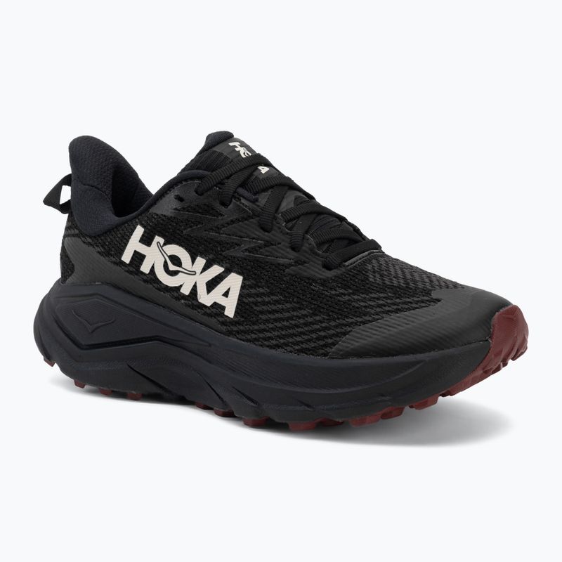 Dámske bežecké topánky HOKA Challenger 8 GTX black/varsity burgundy