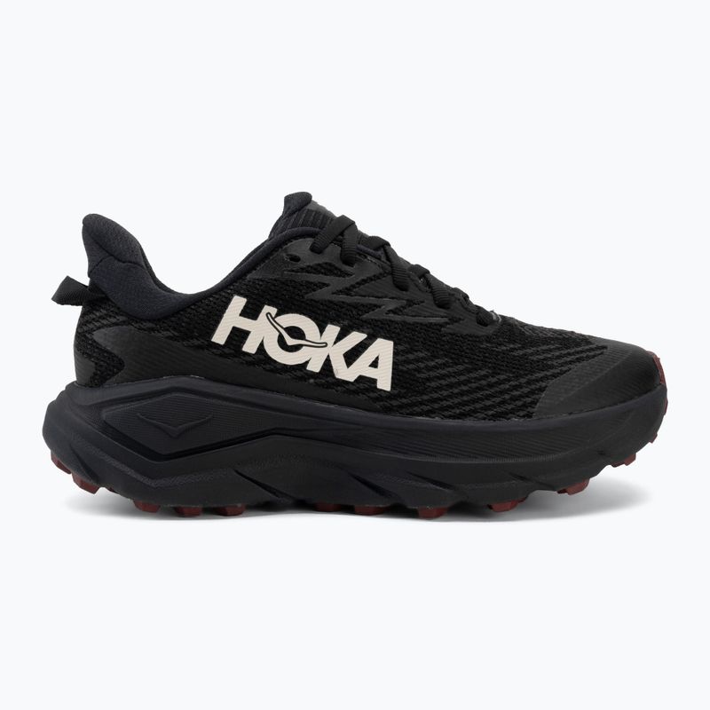 Dámske bežecké topánky HOKA Challenger 8 GTX black/varsity burgundy 2