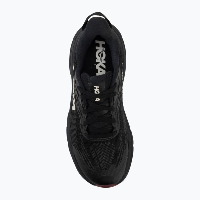 Dámske bežecké topánky HOKA Challenger 8 GTX black/varsity burgundy 5