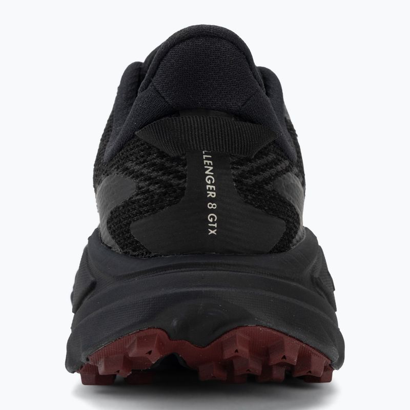 Dámske bežecké topánky HOKA Challenger 8 GTX black/varsity burgundy 6