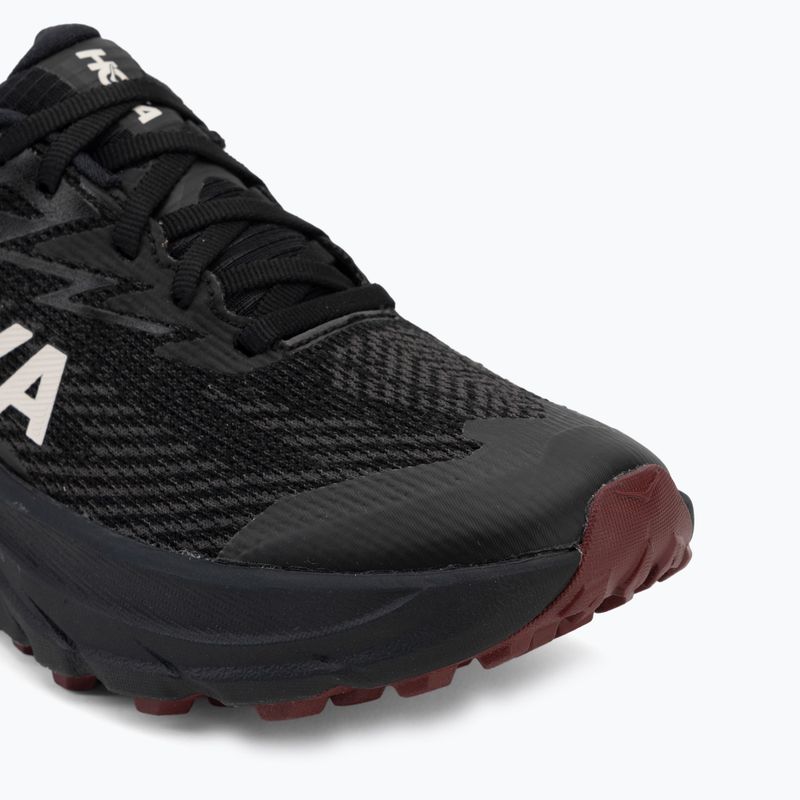 Dámske bežecké topánky HOKA Challenger 8 GTX black/varsity burgundy 7