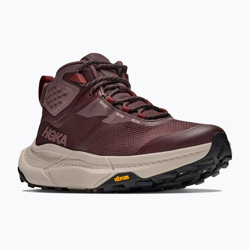 Pánske turistické topánky HOKA Transport Hike GTX deep mauve/smoky quartz