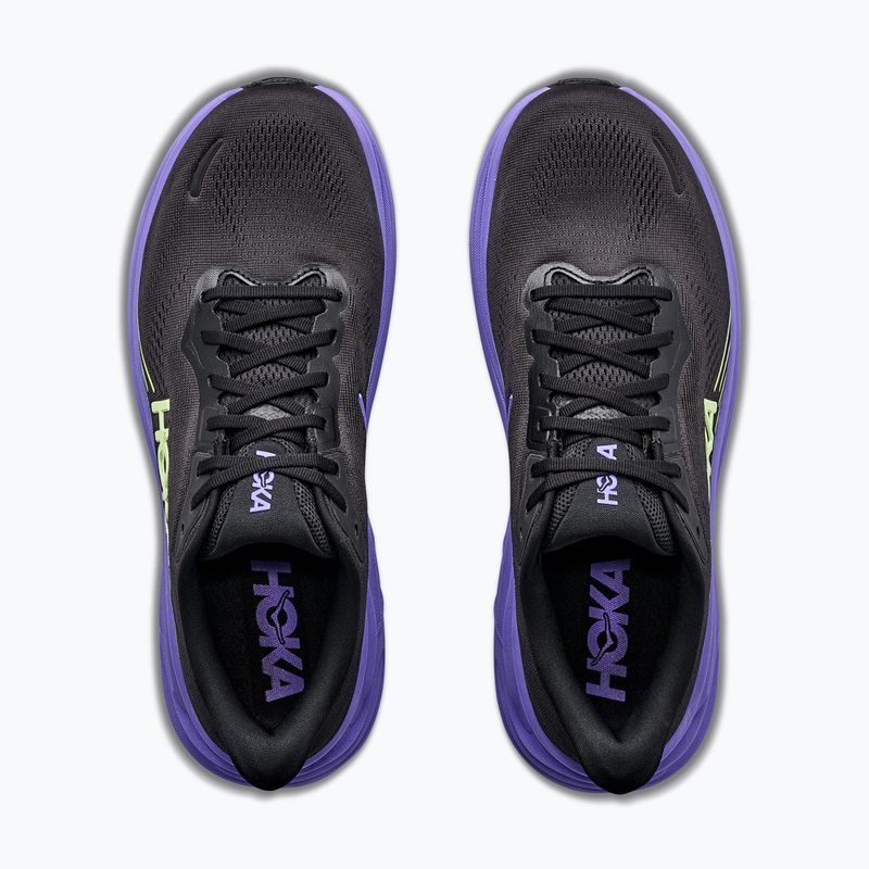 Pánske bežecké topánky Hoka Clifton 11 black/neon yuzu 5