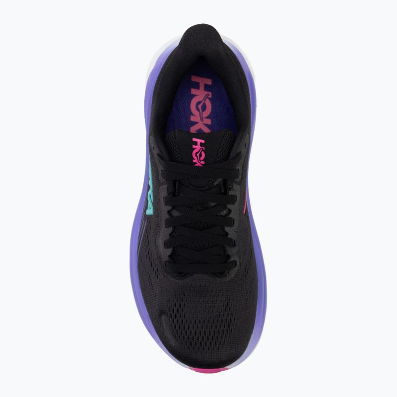 Dámske bežecké topánky Hoka Clifton 11 black/neon nebula 5