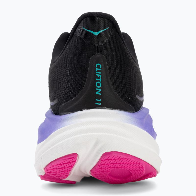 Dámske bežecké topánky Hoka Clifton 11 black/neon nebula 6