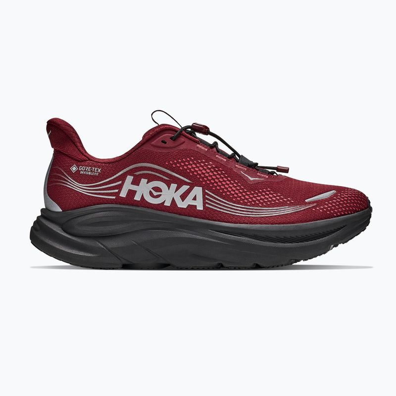 Pánske bežecké topánky HOKA Clifton 11 GTX varsity burgundy/carbon black 2