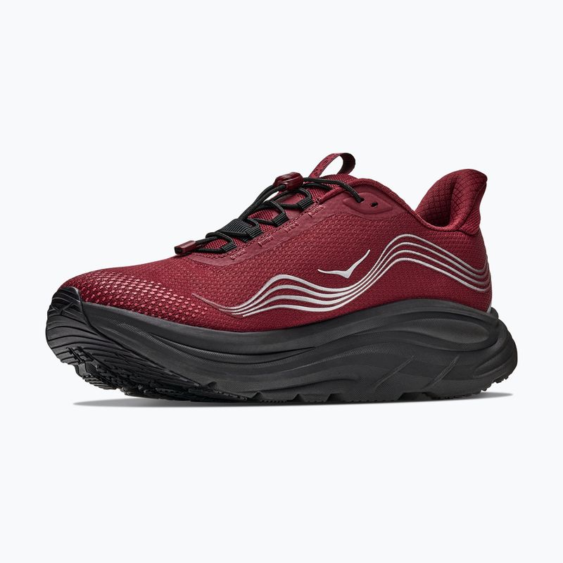 Pánske bežecké topánky HOKA Clifton 11 GTX varsity burgundy/carbon black 4