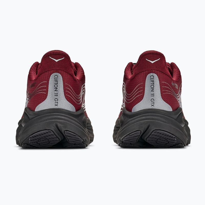Pánske bežecké topánky HOKA Clifton 11 GTX varsity burgundy/carbon black 6