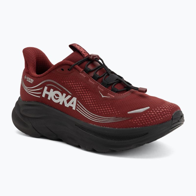 Pánske bežecké topánky HOKA Clifton 11 GTX varsity burgundy/carbon black