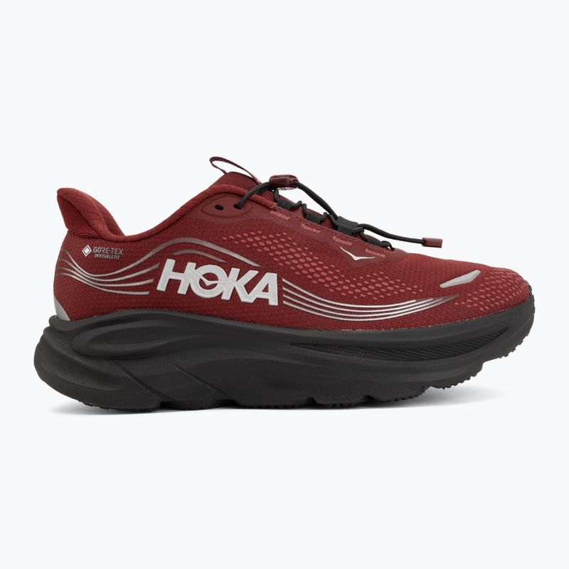 Pánske bežecké topánky HOKA Clifton 11 GTX varsity burgundy/carbon black 2