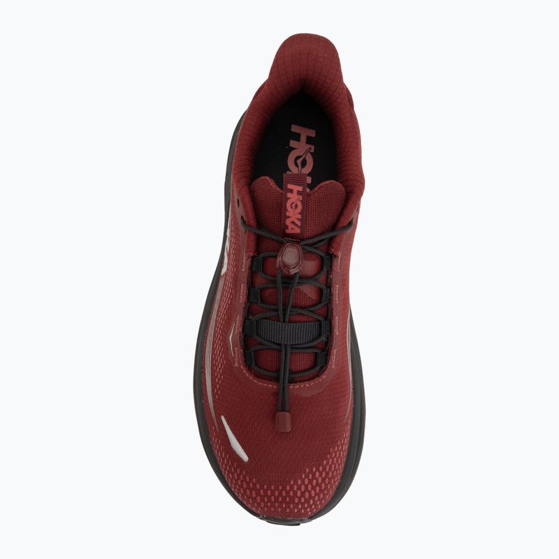 Pánske bežecké topánky HOKA Clifton 11 GTX varsity burgundy/carbon black 5