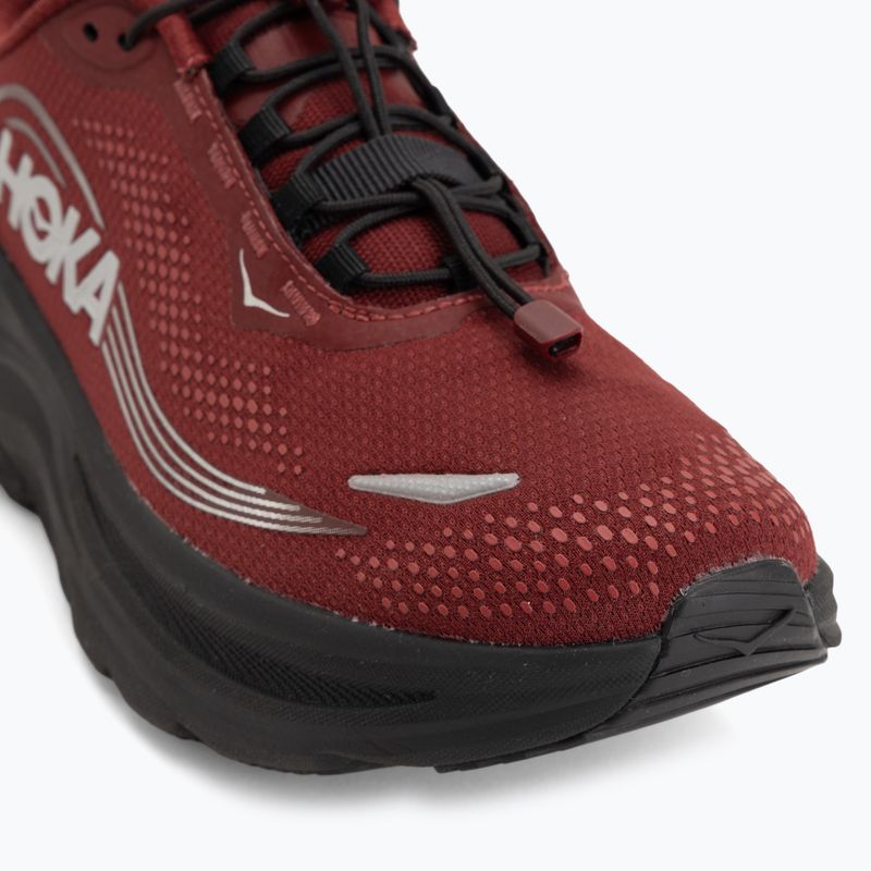 Pánske bežecké topánky HOKA Clifton 11 GTX varsity burgundy/carbon black 7