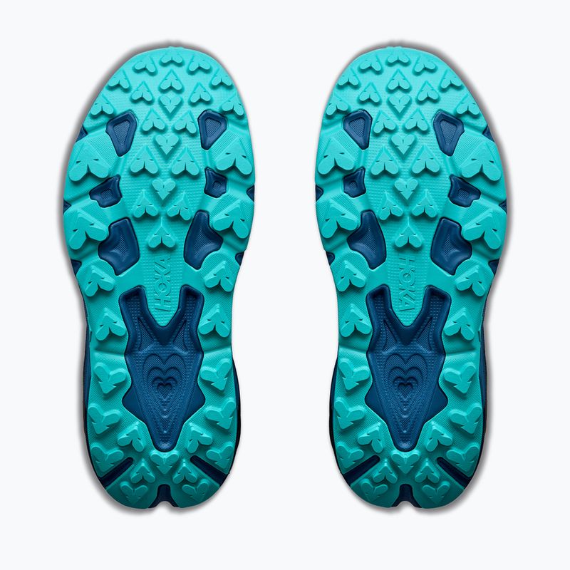 Detské bežecké topánky HOKA Speedgoat 7 black/night glow blue 7