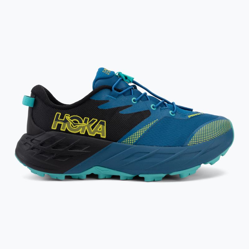 Detské bežecké topánky HOKA Speedgoat 7 black/night glow blue 2