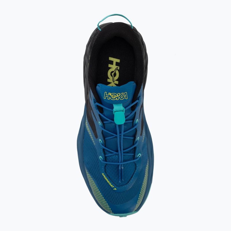 Detské bežecké topánky HOKA Speedgoat 7 black/night glow blue 5