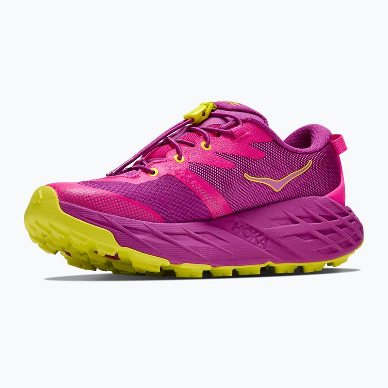 Detské bežecké topánky HOKA Speedgoat 7 fuchsia/fuchsia 4