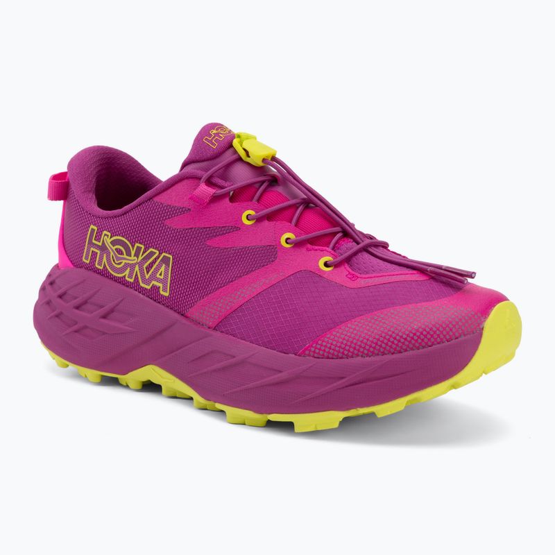 Detské bežecké topánky HOKA Speedgoat 7 fuchsia/fuchsia