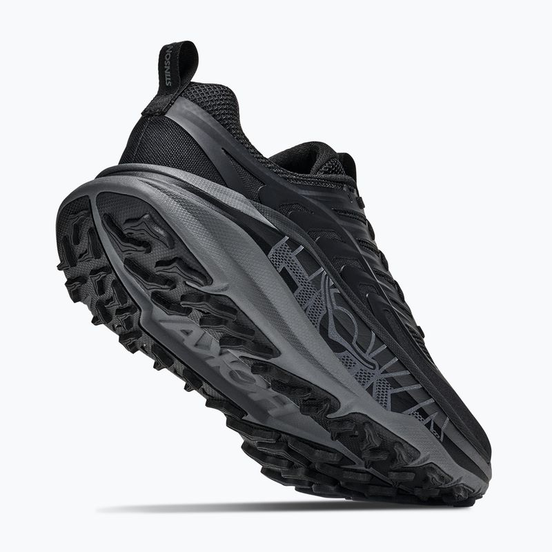 Pánske bežecké topánky HOKA Stinson 8 black/outer orbit 5