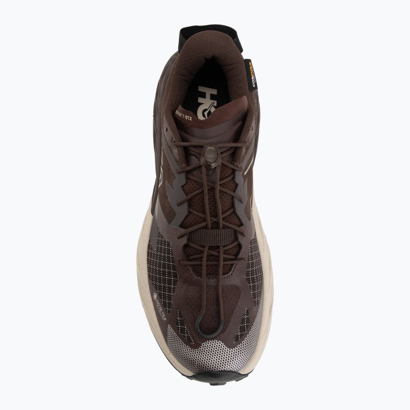 Pánske bežecké topánky HOKA Speedgoat 7 GTX spiced chocolate/river rock grey 5
