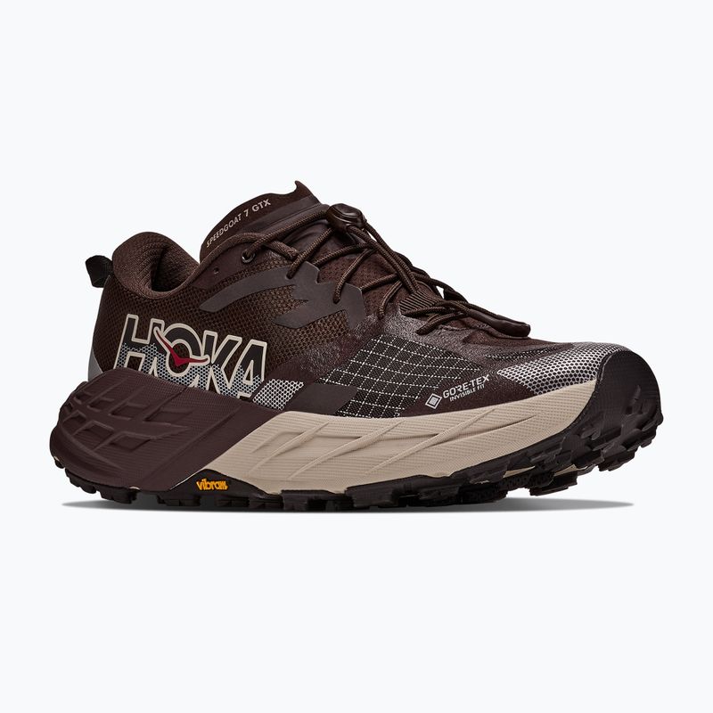 Pánske bežecké topánky HOKA Speedgoat 7 GTX spiced chocolate/river rock grey