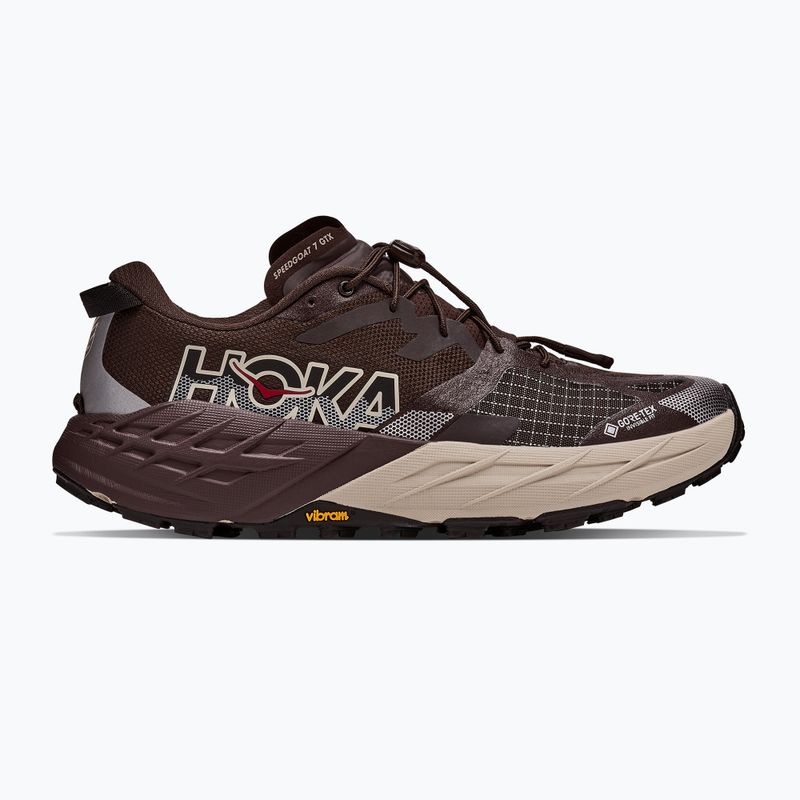 Pánske bežecké topánky HOKA Speedgoat 7 GTX spiced chocolate/river rock grey 2
