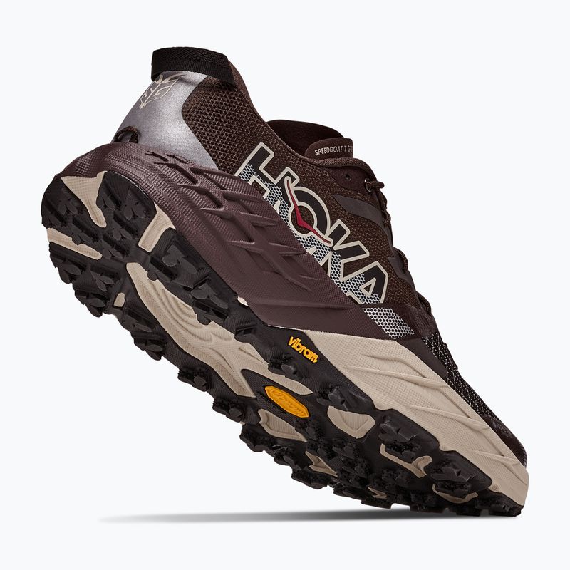 Pánske bežecké topánky HOKA Speedgoat 7 GTX spiced chocolate/river rock grey 5