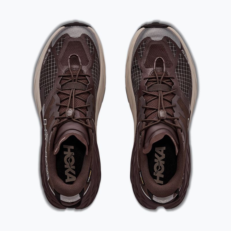 Pánske bežecké topánky HOKA Speedgoat 7 GTX Wide spiced chocolate/river rock grey 8