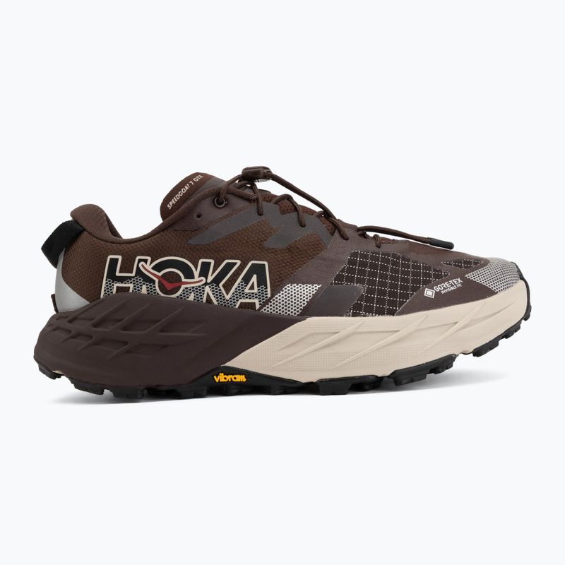 Pánske bežecké topánky HOKA Speedgoat 7 GTX Wide spiced chocolate/river rock grey 2