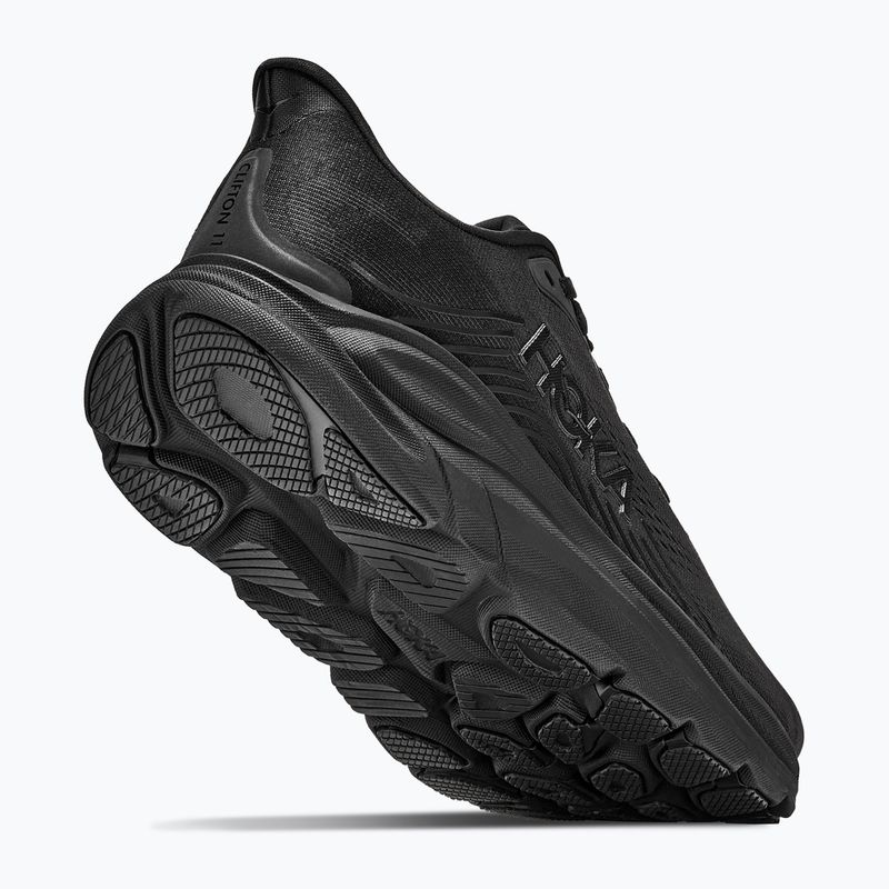 Pánske bežecké topánky HOKA Clifton 11 Wide black/black 5