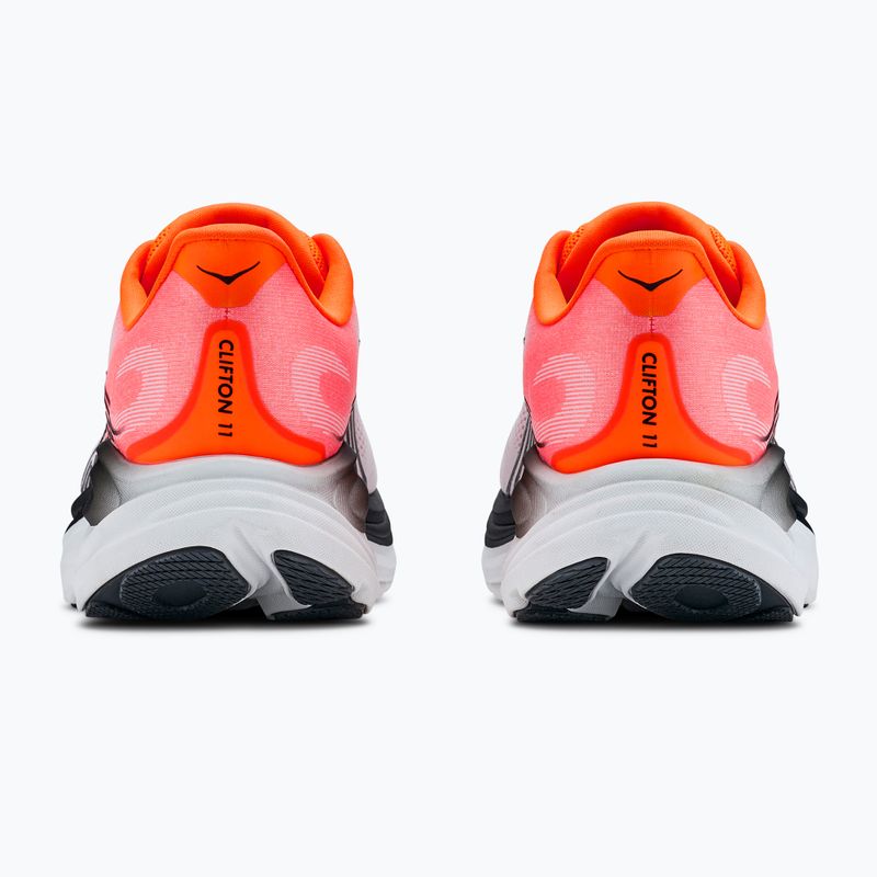 Pánske bežecké topánky HOKA Clifton 11 Wide neon tangerine/frost 5