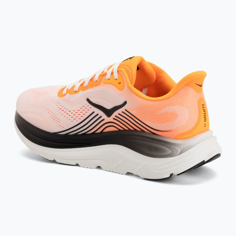 Pánske bežecké topánky HOKA Clifton 11 Wide neon tangerine/frost 3
