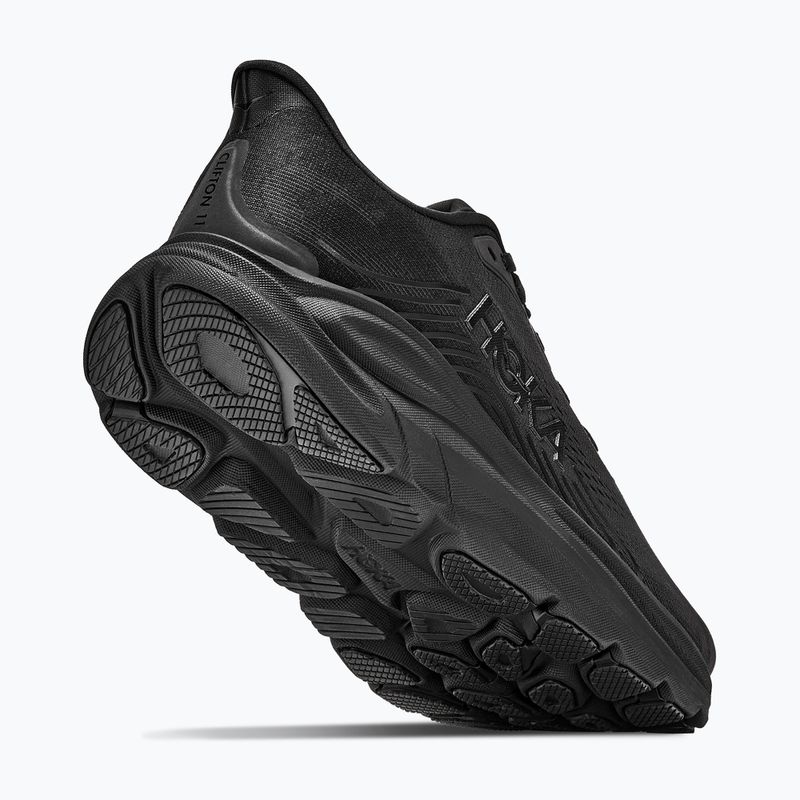 Pánske bežecké topánky HOKA Clifton 11 X-Wide black/black 5