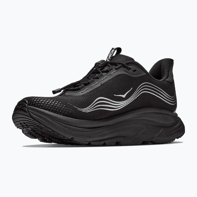 Pánske bežecké topánky HOKA Clifton 11 GTX Wide black/black 4
