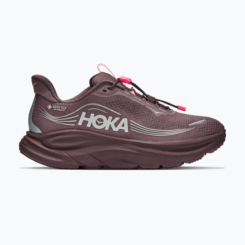Dámske bežecké topánky HOKA Clifton 11 GTX Wide smoky quartz/deep mauve 2