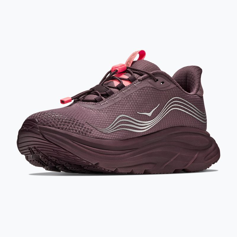 Dámske bežecké topánky HOKA Clifton 11 GTX Wide smoky quartz/deep mauve 4